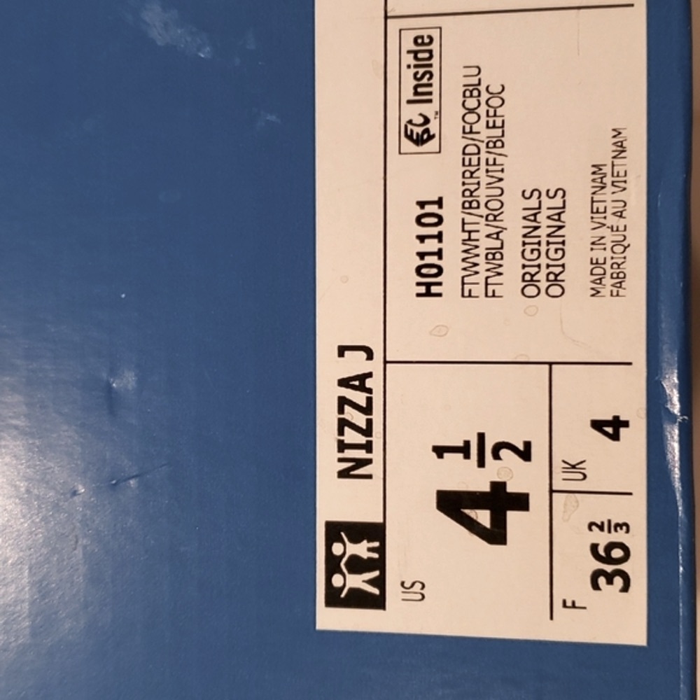 ADIDAS Shoes Nizza J‎ "Out Of This World" Kids Size 4.5 NEW - Picture 8 of 8